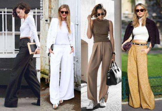 阔腿裤如何搭配上衣 阔腿裤的穿搭小心机告别小短腿