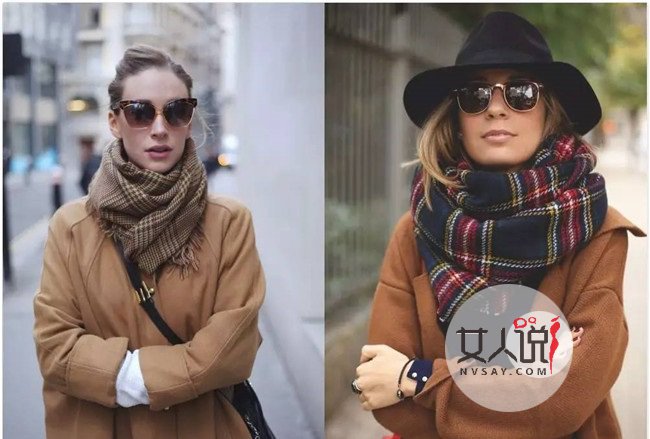 围巾的各种围法 围巾搭配大全