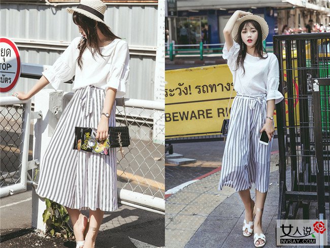 阔腿裤如何搭配上衣 小心搭配不好会变成“奶奶同款”