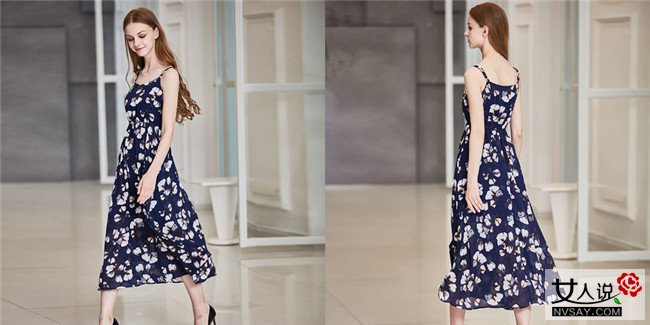 无袖连衣裙 一套精美的连衣裙就能穿出精美绝伦的时尚感