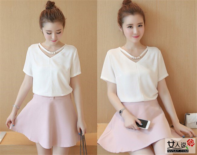 女款白色上衣 穿上白色上衣能让您在大街上成为群众焦点