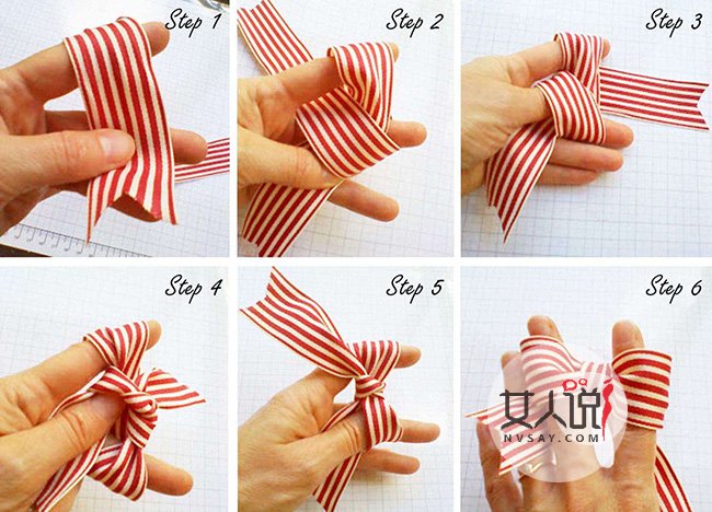 蝴蝶结几种系法的图解 两种蝴蝶结系法想学的就进来