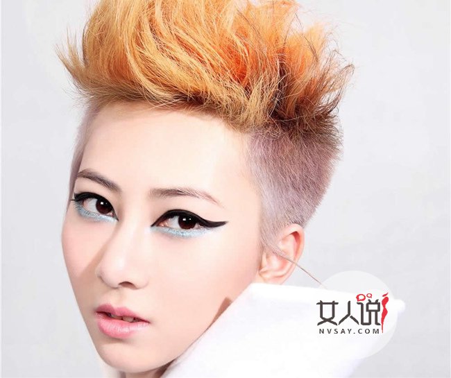 女生莫西干发型图 分享10种超炫酷的女生莫西干发型