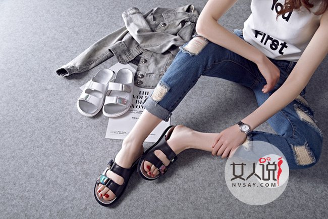 夏天女士新款拖鞋  八双新款外穿拖鞋轻松秒杀凉鞋