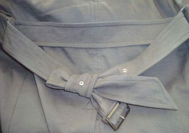 风衣腰带系法图解 绝对是你见过最易学的三种腰带系法