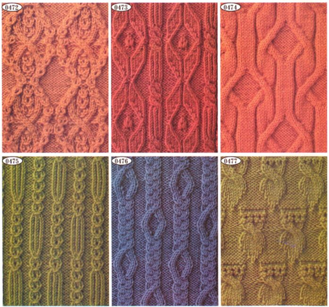 毛衣编织花样5000图解 让你大开眼界的时刻来啦