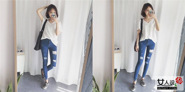 破洞牛仔裤怎么搭配上衣 教你时髦穿衣法凹出美艳造型