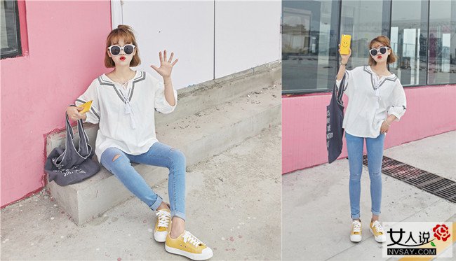 破洞牛仔裤怎么搭配上衣 教你时髦穿衣法凹出美艳造型