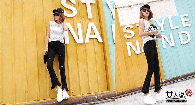 破洞牛仔裤怎么搭配上衣 教你时髦穿衣法凹出美艳造型