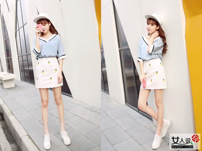 手臂粗穿衣搭配的图片 这么穿不仅能遮肉还能凸显迷人气质