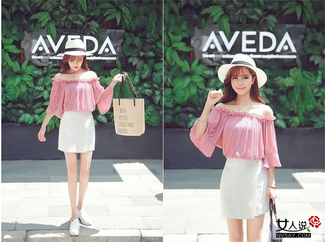 手臂粗穿衣搭配的图片 这么穿不仅能遮肉还能凸显迷人气质