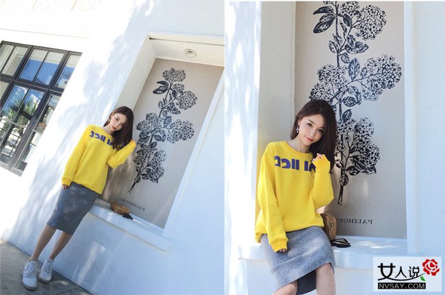 卫衣搭配裙子 赶紧戳进来看看四种穿法让你亮瞎路人眼