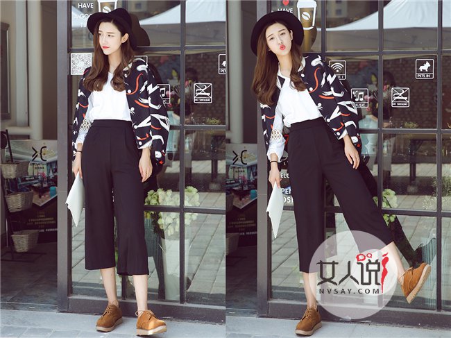 冬季阔腿裤搭配 绝妙美搭定能让你魅力值瞬间up