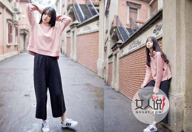 冬季阔腿裤搭配 绝妙美搭定能让你魅力值瞬间up