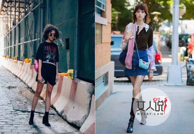 渔网袜搭配什么鞋子 爱豆审美你我也能轻松hold住