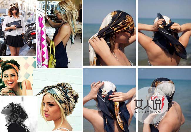 防晒丝巾的系法 小丝巾大用法妙搭让你衣品颜值up不停