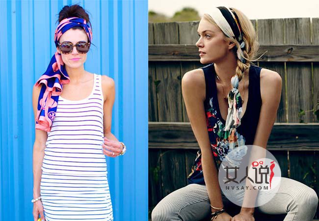 防晒丝巾的系法 小丝巾大用法妙搭让你衣品颜值up不停