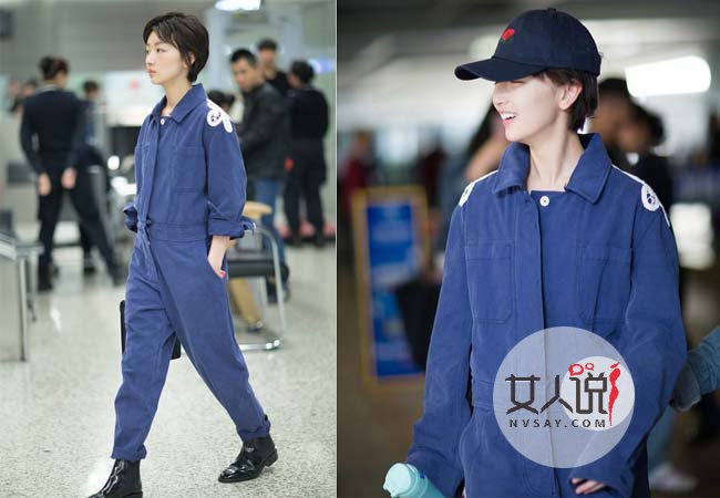 周冬雨机场照 继五五分身材后获厂花称号冬哥威武