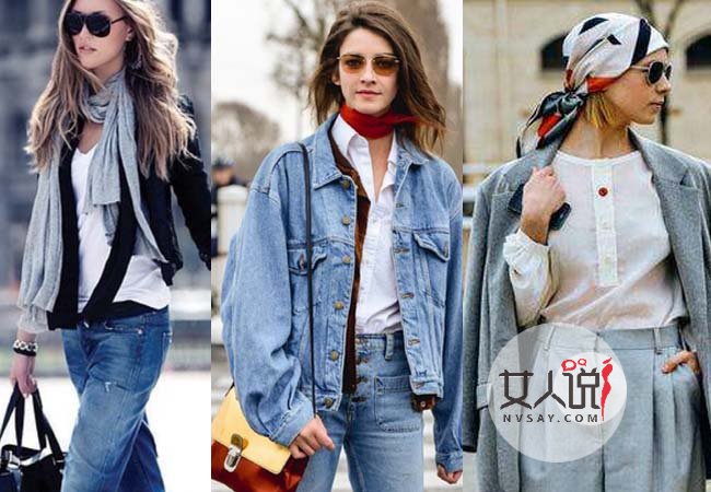 长丝巾的系法图解 巧学这5种让你日常绝不泯然众人矣