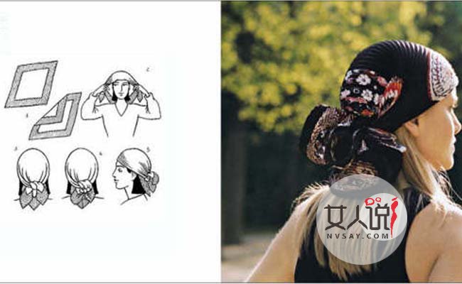 长丝巾的系法图解 巧学这5种让你日常绝不泯然众人矣