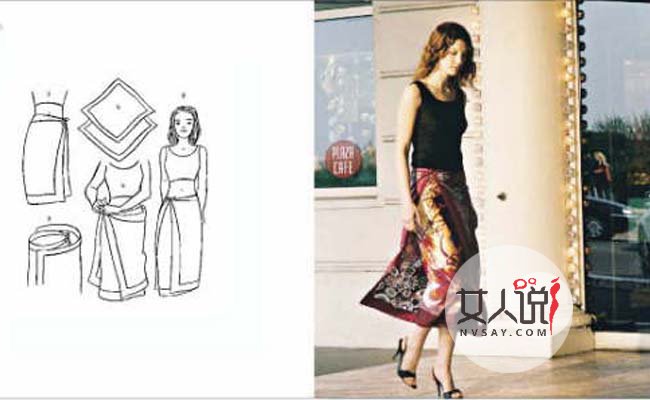 长丝巾的系法图解 巧学这5种让你日常绝不泯然众人矣