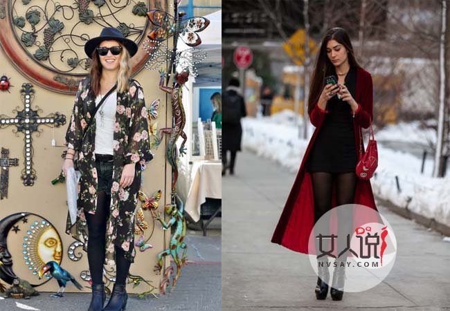 2017春夏长开衫街拍 美编实力种草长开衫自带气场两米八