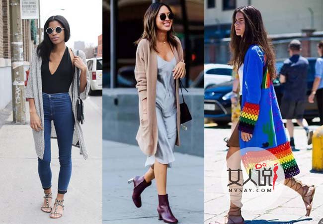 2017春夏长开衫街拍 美编实力种草长开衫自带气场两米八