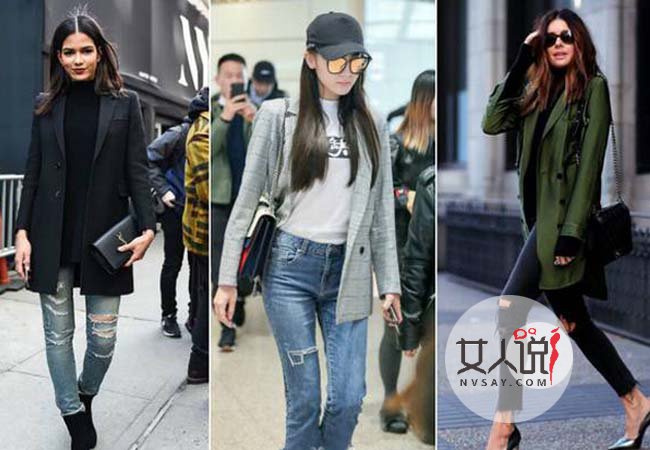 2017西装外套搭配 人手一件潮搭小西装跳脱常规大颠覆