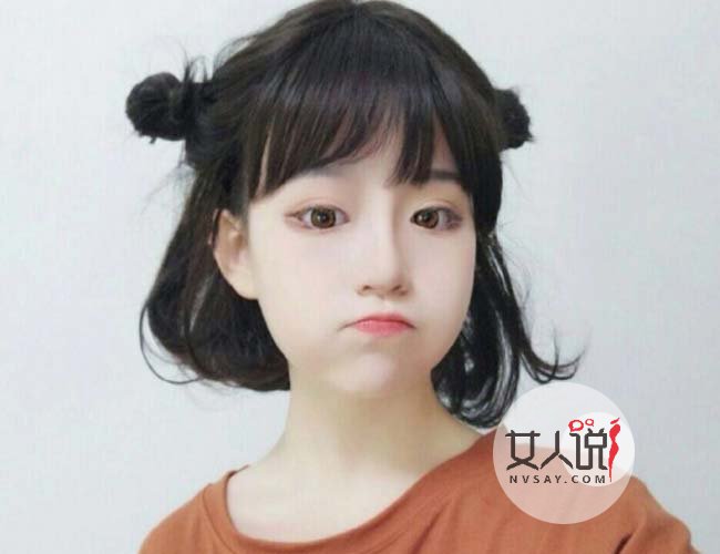 短发半扎发型 一分钟get短发新扎法变身灵动小仙女