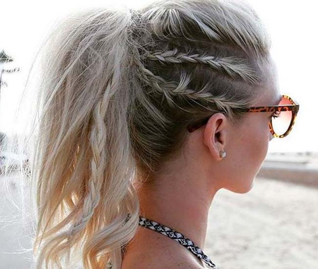 2017夏日编发发型 沙滩中独一无二夏日编发风情