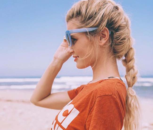 2017夏日编发发型 沙滩中独一无二夏日编发风情