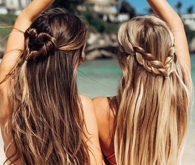 2017夏日编发发型 沙滩中独一无二夏日编发风情
