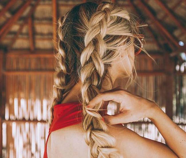 2017夏日编发发型 沙滩中独一无二夏日编发风情