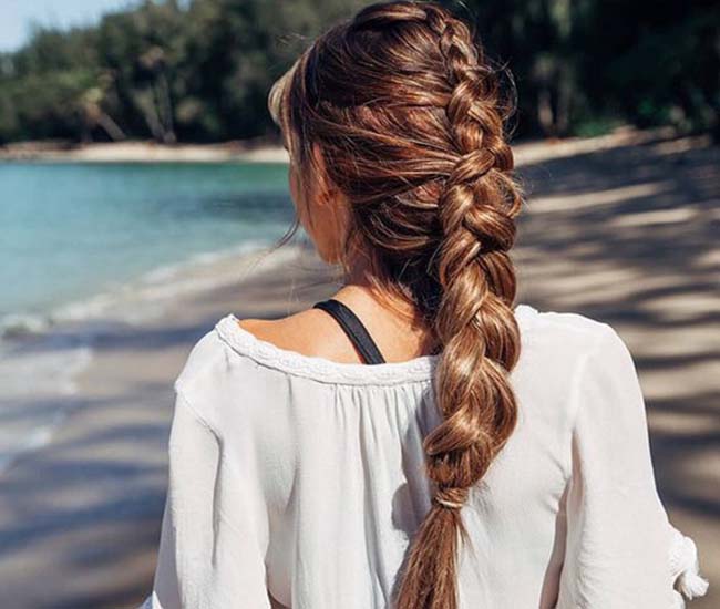 2017夏日编发发型 沙滩中独一无二夏日编发风情