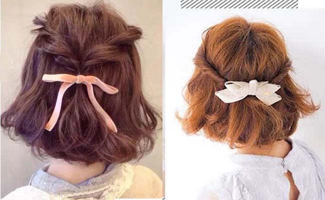 短发怎么扎简单好看 童颜妹纸至爱两款甜美俏皮发型