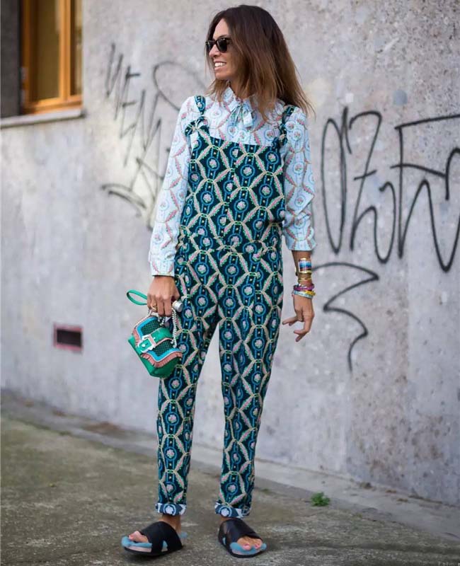 2017背带裤街拍 百搭简约背带裤自然有型分分钟freestyle