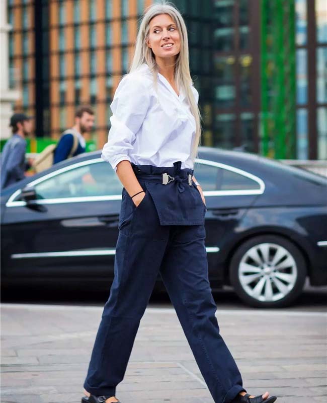 2017背带裤街拍 百搭简约背带裤自然有型分分钟freestyle