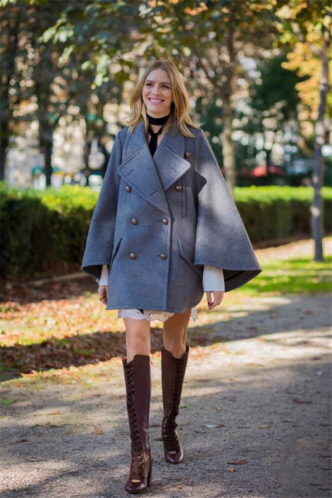 屁股大的女生穿什么好看 学习街拍达人完美遮住臀部肉肉