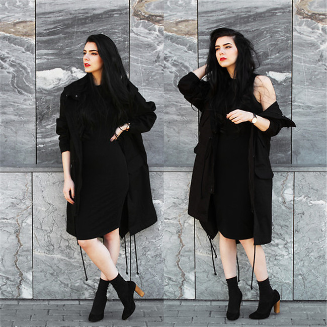 腿粗的女生穿什么外套 如此搭配穿出细长直既视感