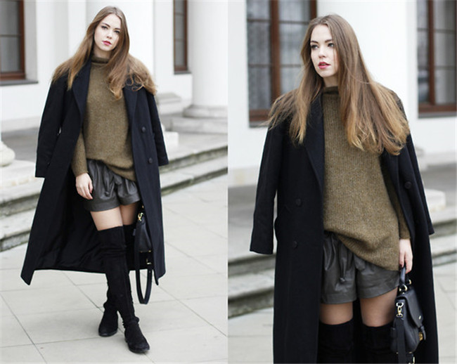 腿粗的女生穿什么外套 如此搭配穿出细长直既视感