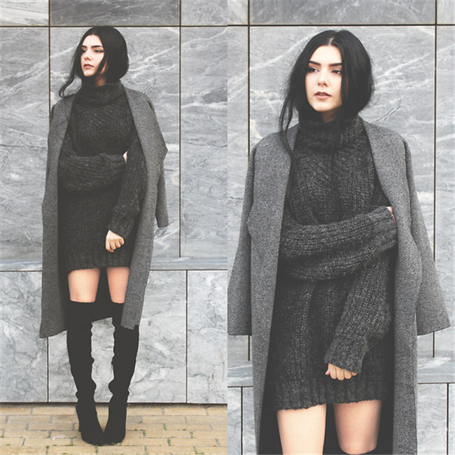 腿粗的女生穿什么外套 如此搭配穿出细长直既视感