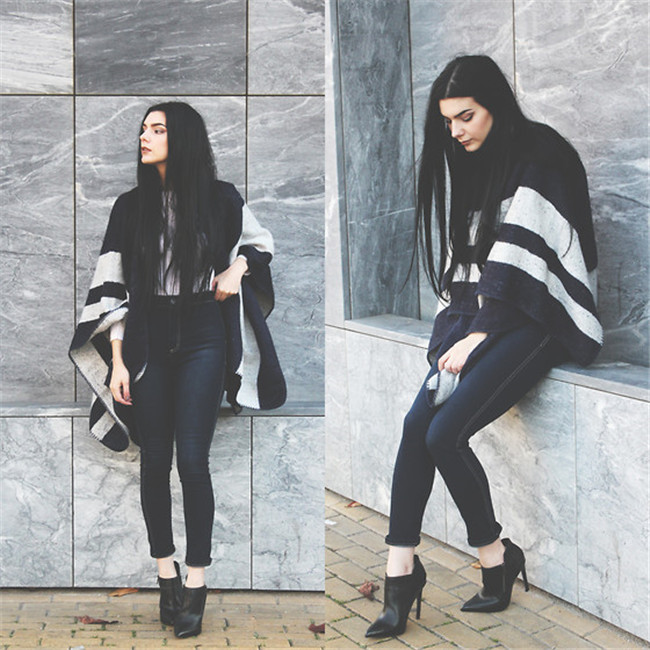 腿粗的女生穿什么外套 如此搭配穿出细长直既视感