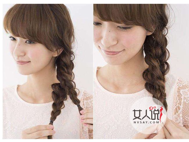 蜈蚣辫的编法图解 蜈蚣辫最简单4步编法做个气质美人