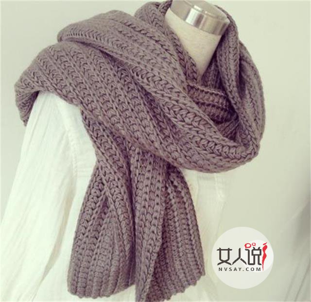 围巾的各种织法，花样多到学不完哦~