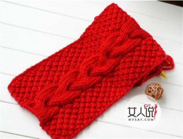 围巾的各种织法,花样多到学不完哦~