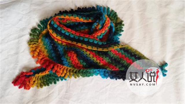 围巾的各种织法,花样多到学不完哦~