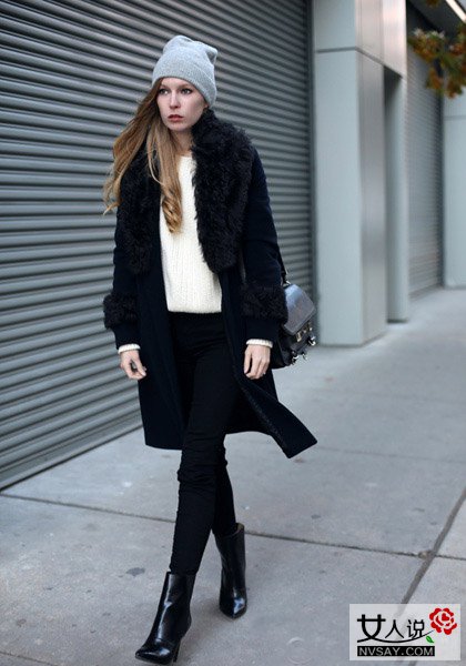 欧美街拍紧身裤搭配术 轻松解决搭配烦恼