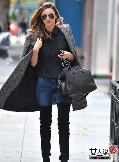 冬装怎样搭配不显臃肿难看?偷师欧美女星学技巧提升品味