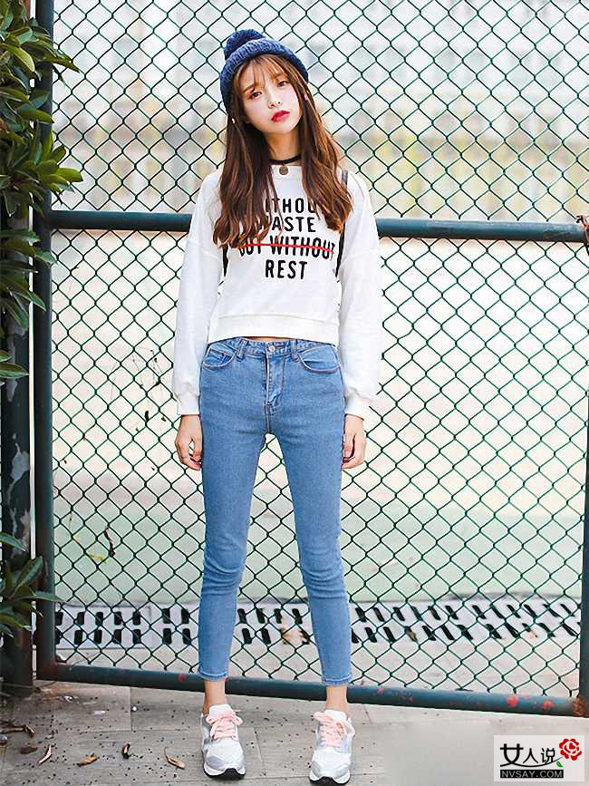 卫衣配什么裤子好看 6种穿法活力显瘦凹出韩国女生造型