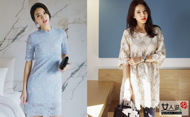 2016新款蕾丝连衣裙 让你做个人见人爱的摩登女孩